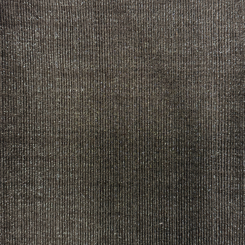 NO6110 Silberfaden europäischer Baumwollsamtstoff
